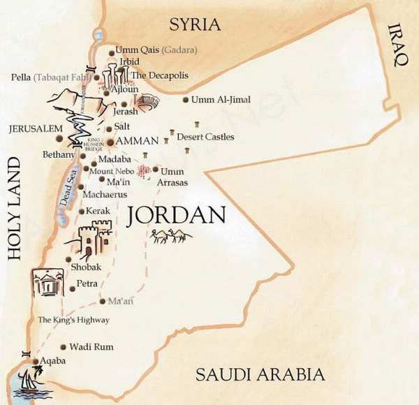 Rozmanitosti Jordánska s odpočinkem u Mrtvého a Rudého moře